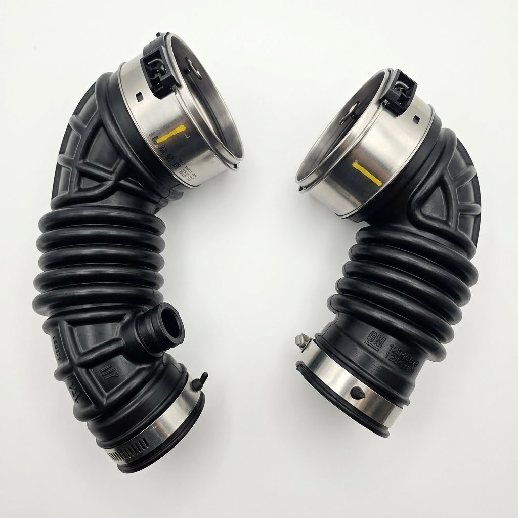 2014 Infiniti Q50S Hybrid Air Intake Ducts Tubes Right & Left - Factory OEM SET
