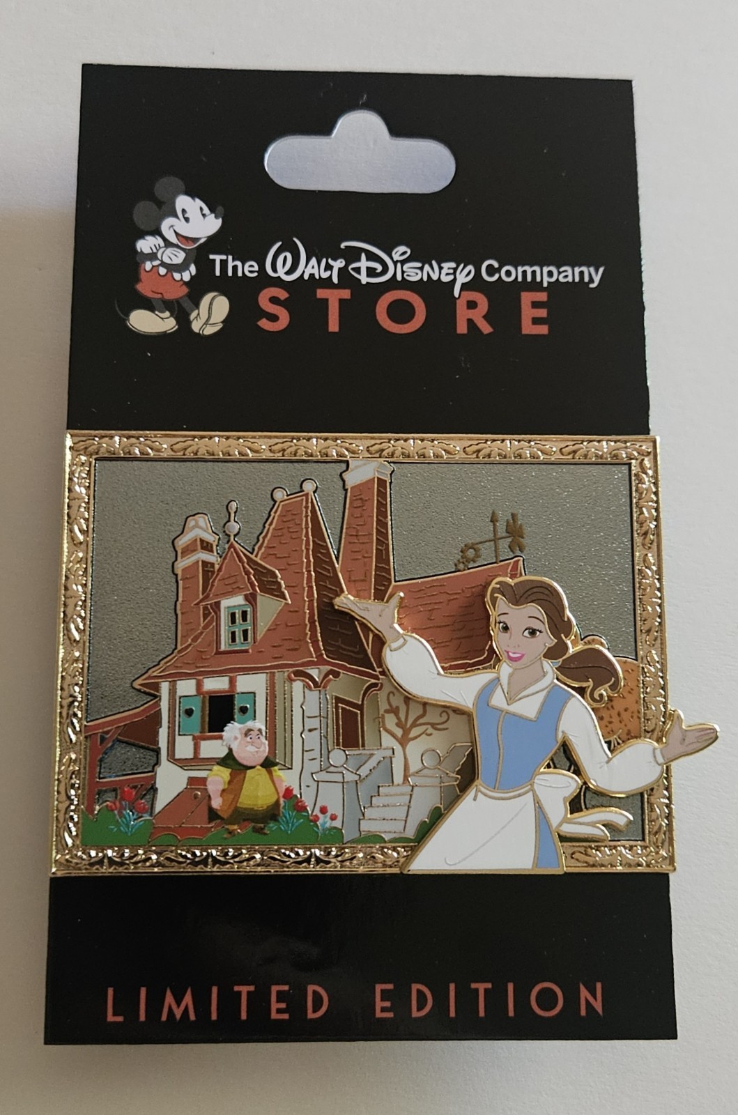 D23 TWDCS Walt Disney Company Store Beauty & The Beast Belle Welcome Home Pin D23 TWDCS Walt Disney Company Store Beauty & The Beast Belle Welcome Home Pin