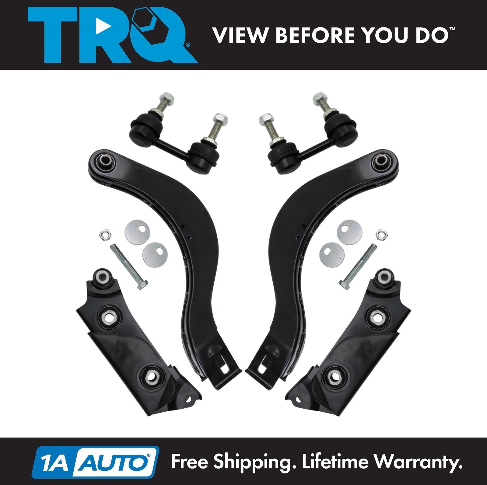 TRQ Rear Suspension Kit For 2013-2018 Nissan Altima 2016-2018 Maxima