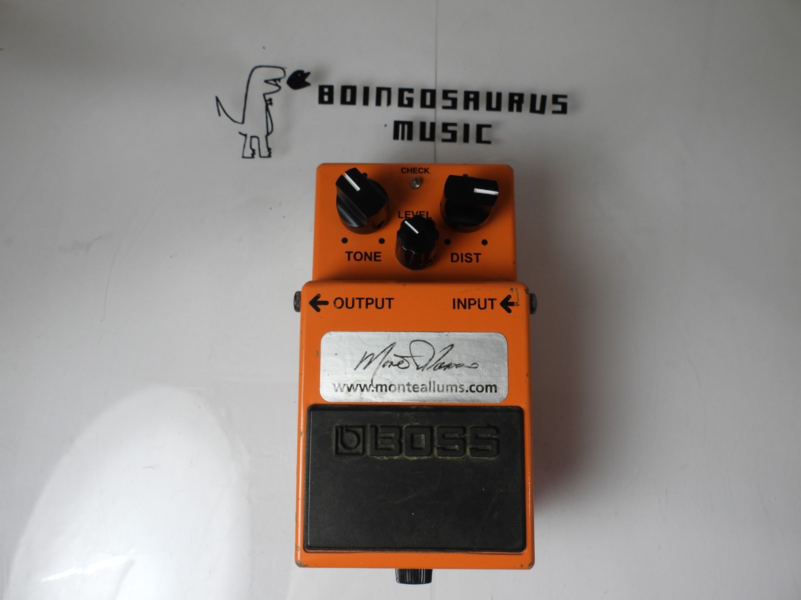 Boss DS-1 Distortion Effects Pedal w/Monte Allums Mod Modded Modified