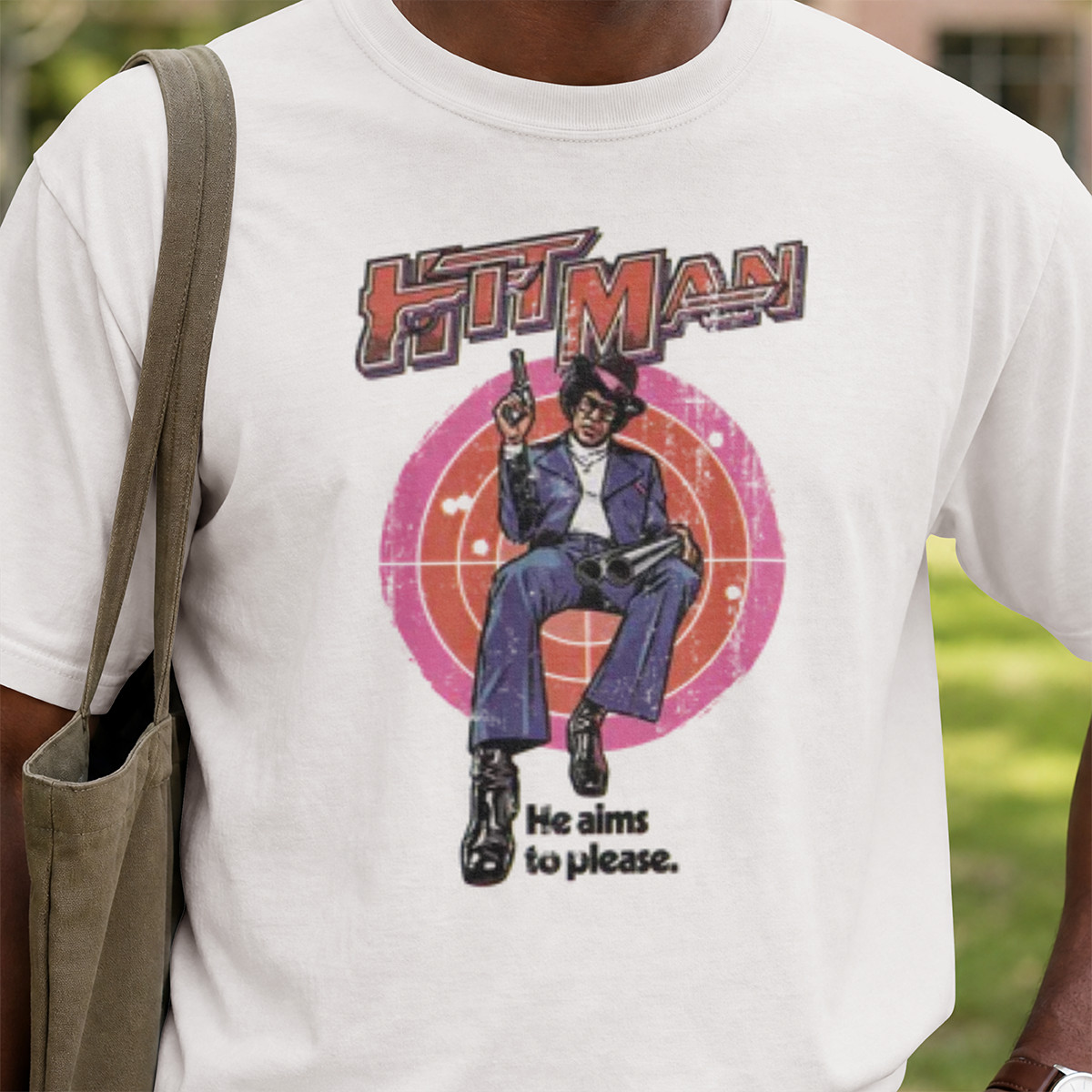 Hit Man 1972 Blaxploitation Movie Vintage Comic Art Graphic T-Shirt
