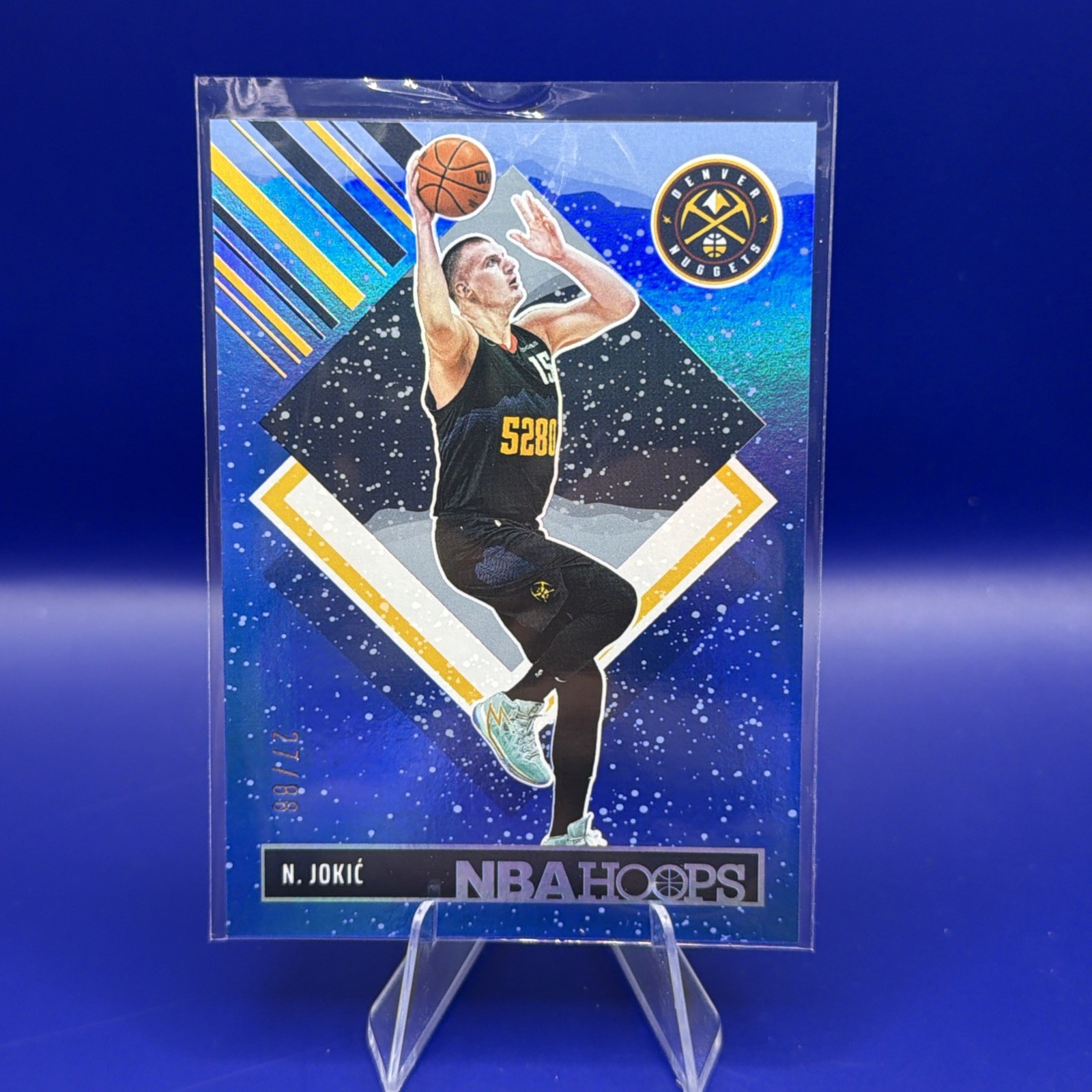 2024-25 Panini Nba Hoops - Hoops Tribute Nikola Jokić #284 Holo Blue Winter /88
