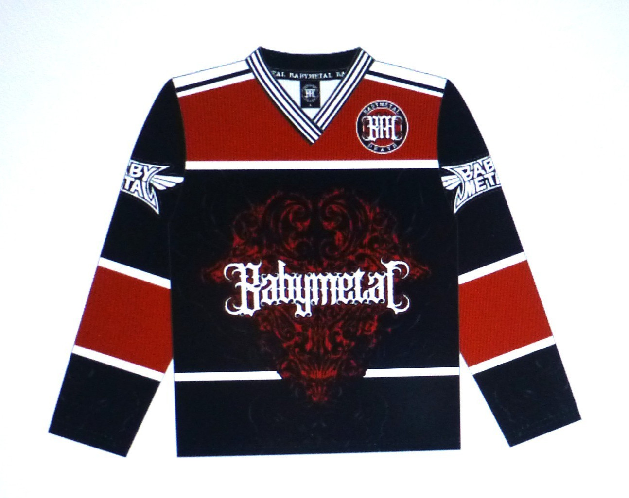 BABYMETAL SIZE M  Hockey Jersey BABYMETAL FOX_FEST JAPAN