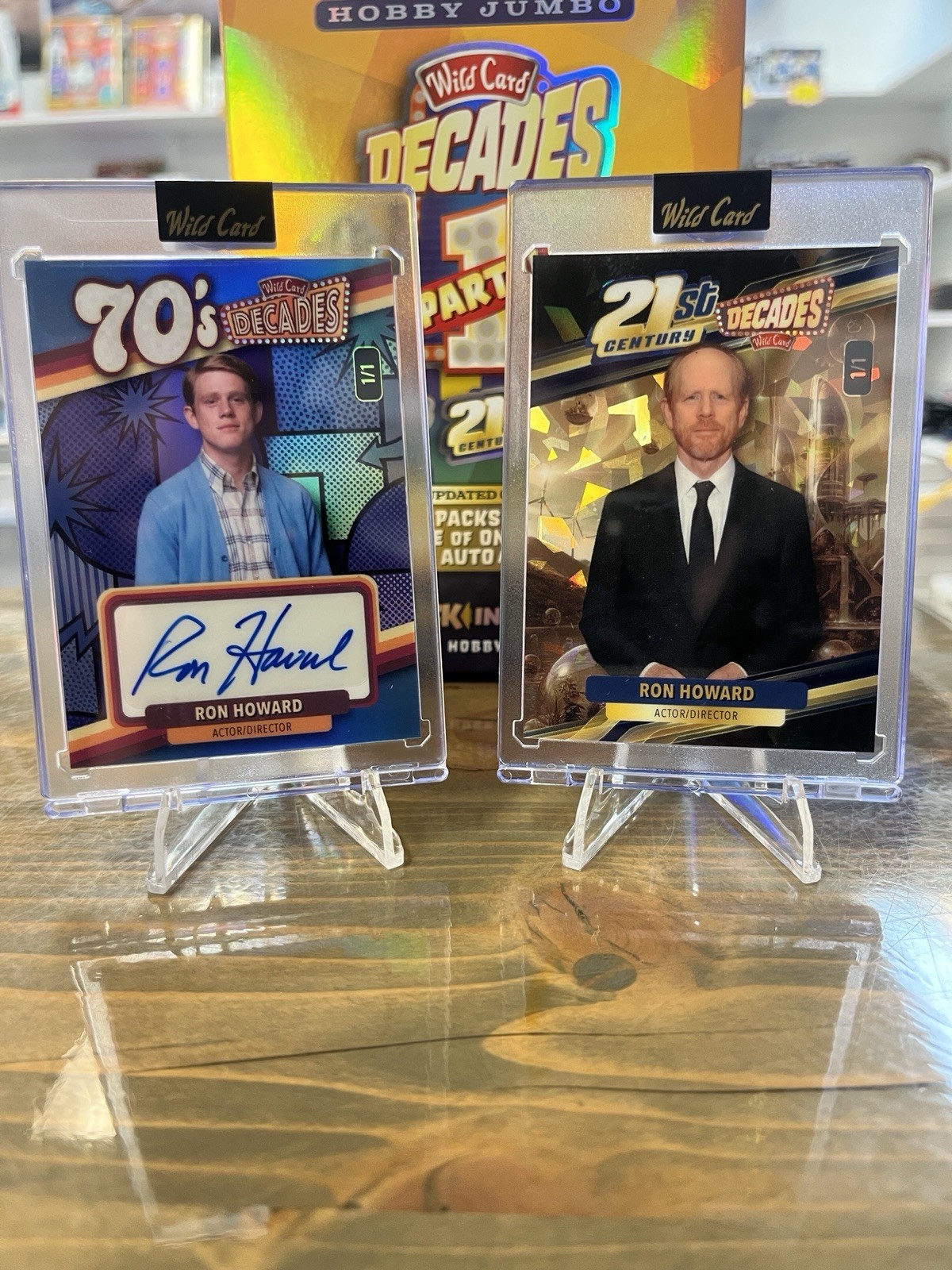 Ron Howard 1/1 Autograph AND Ron Howard 1/1 2026 Wild Card Decades