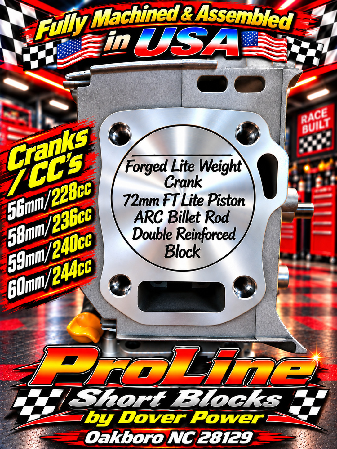 ProLine Big CC Short Blocks, You Choose, We Build.. Best Deal On Ebay