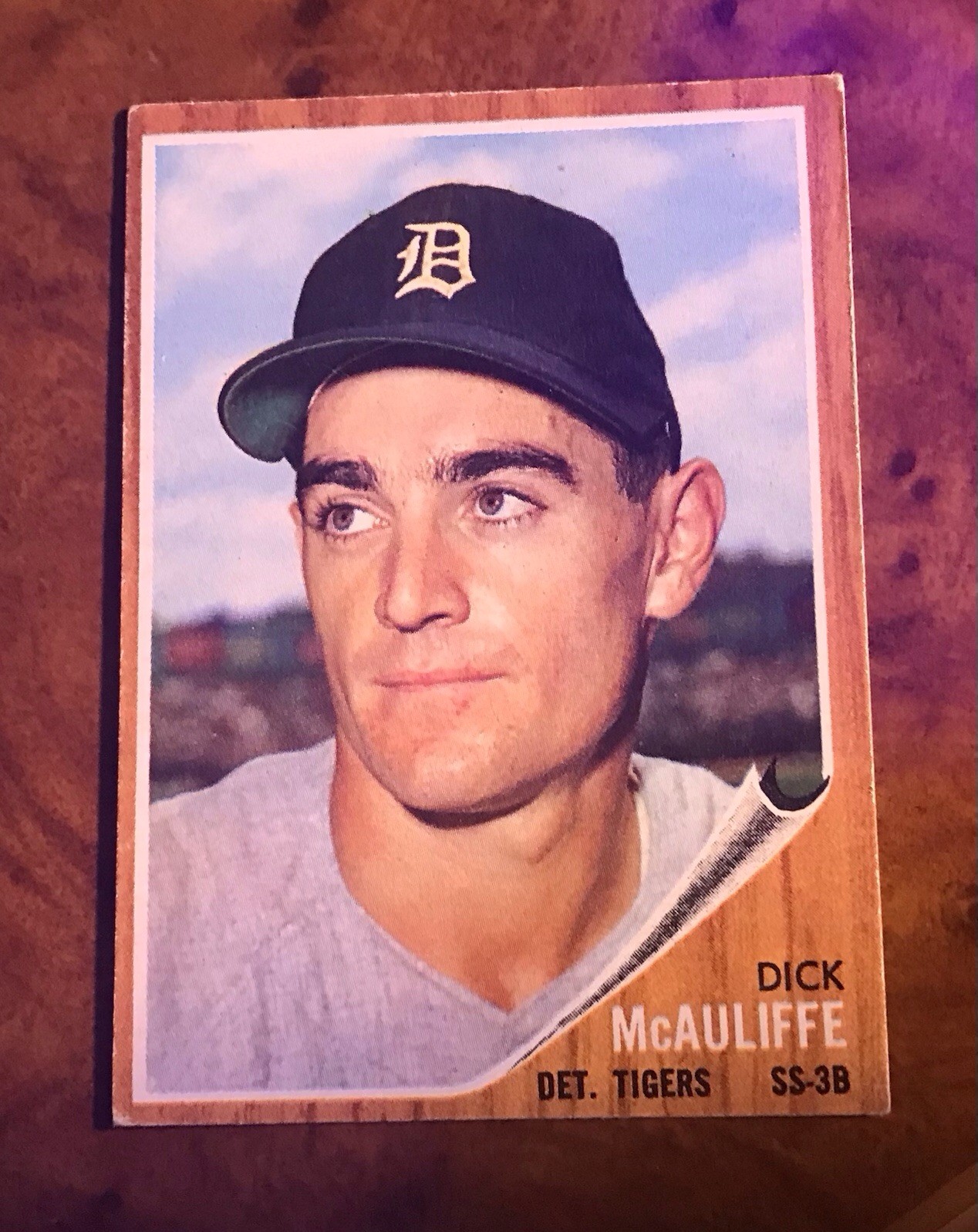 1962 Topps - High # Dick McAuliffe #527 (RC)