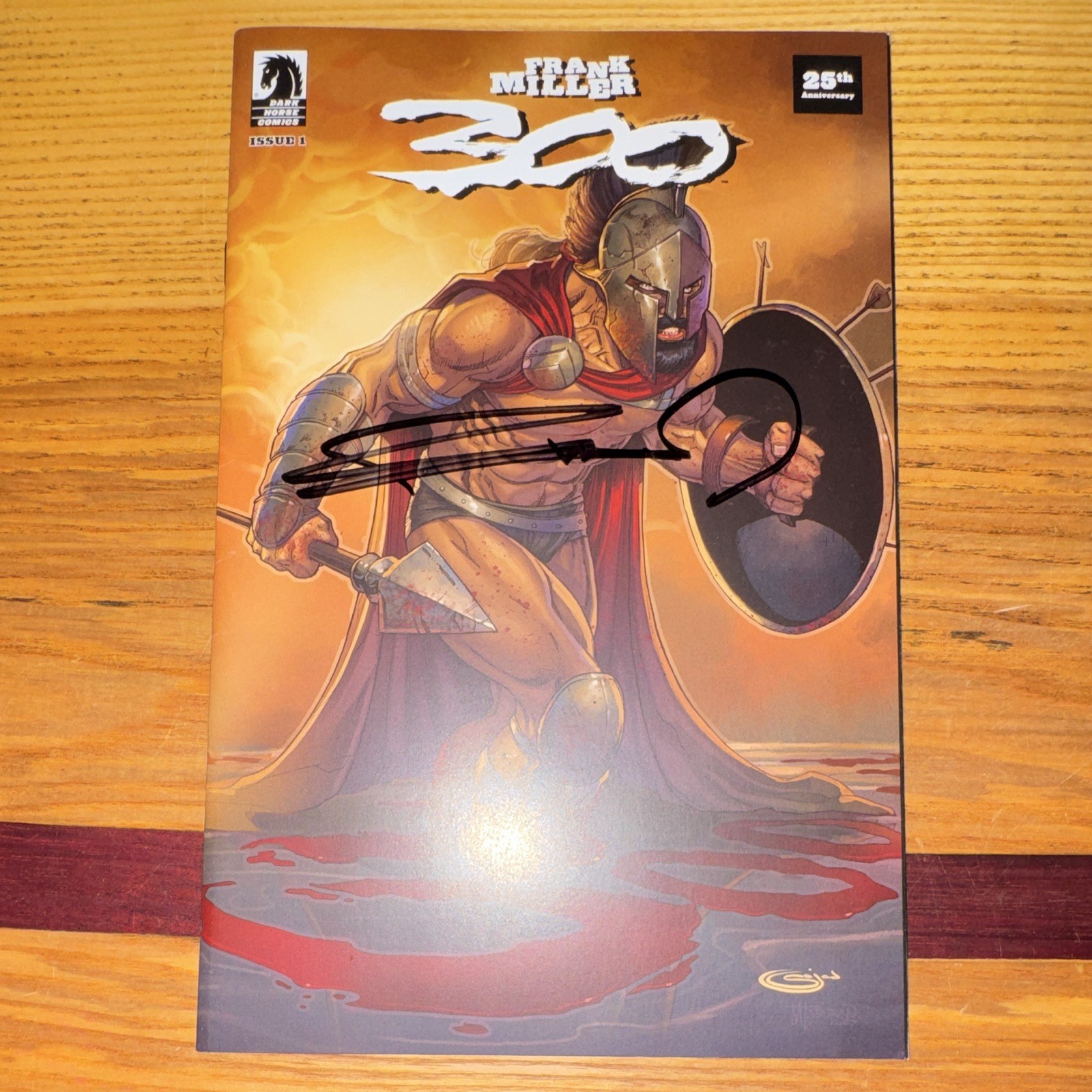 Dark Horse Comics Frank Miller 300 #1 NM. Signed by Frank Miller w/COA from SLH