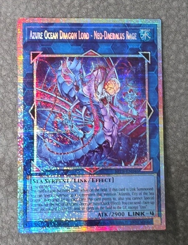 Azure Ocean Dragon Lord Neo-Daedalus Rage BETB-EN046 Beyond the Brave Starlight