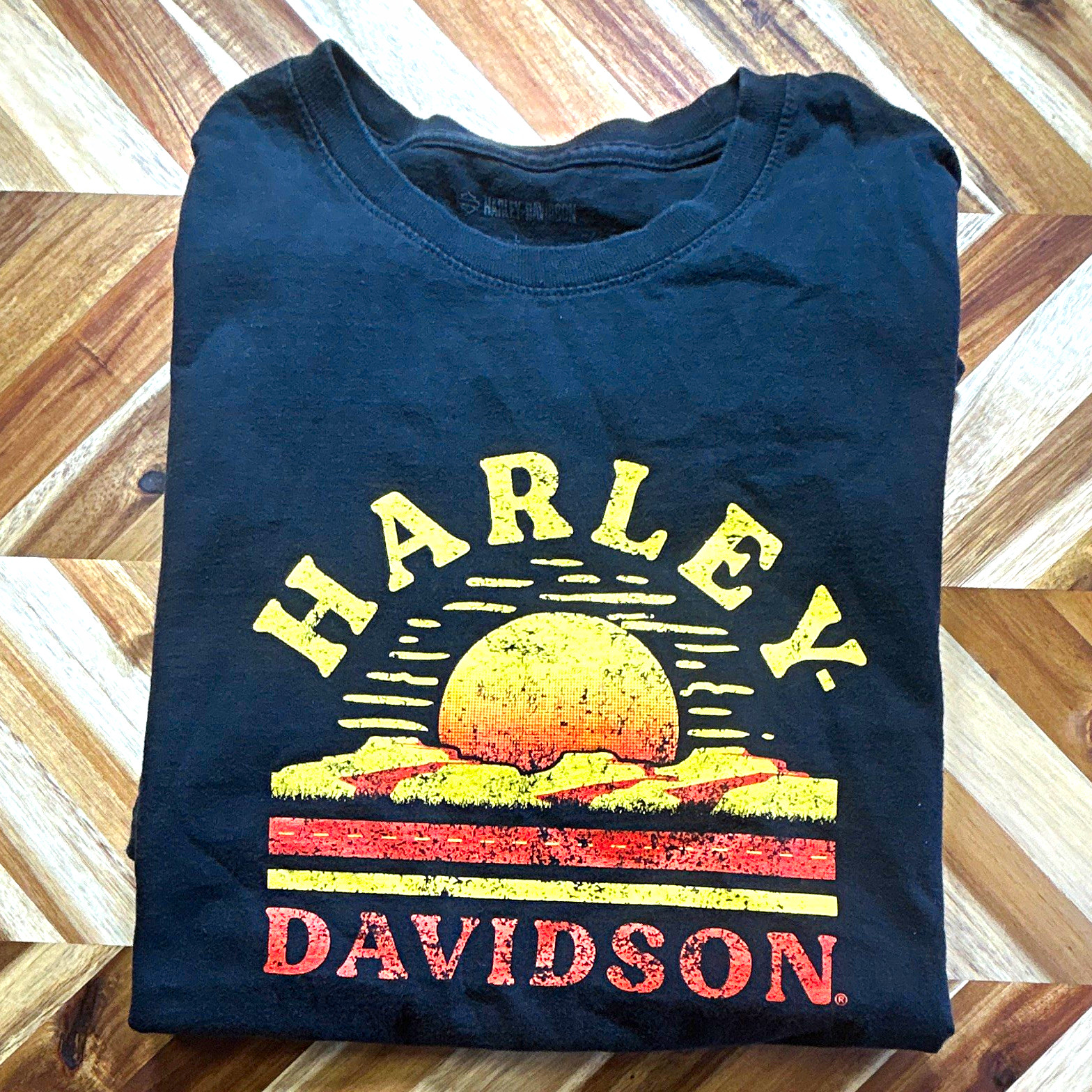 Harley-Davidson Black Smoky Mountain Tennessee T-Shirt Size L Harley-Davidson Black Smoky Mountain Tennessee T-Shirt Size L