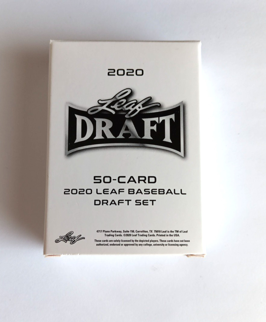 2020 Leaf Baseball Draft 50 Card Set
