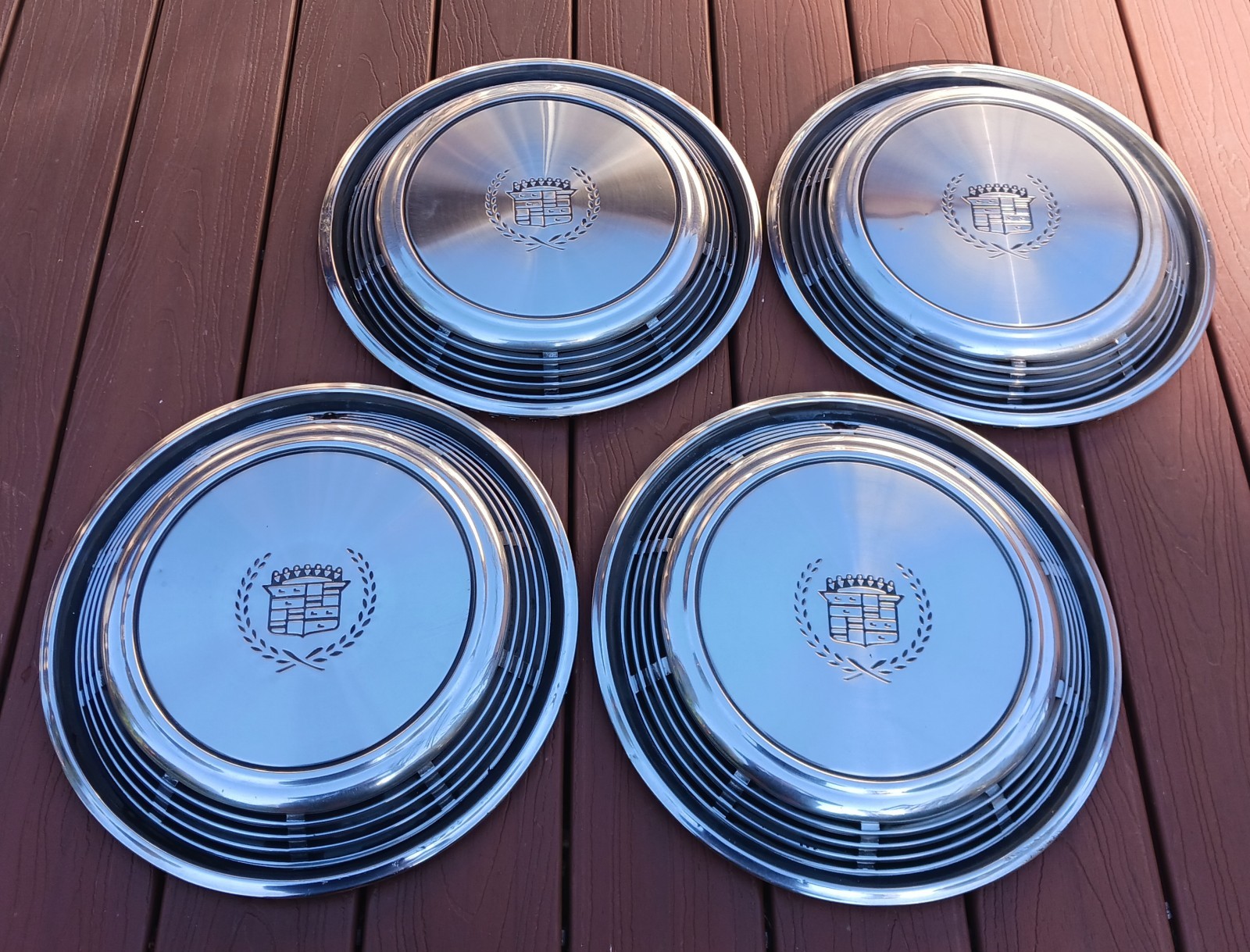 1972-1973 Cadillac Eldorado Wheel Cover Hubcap x4 15\