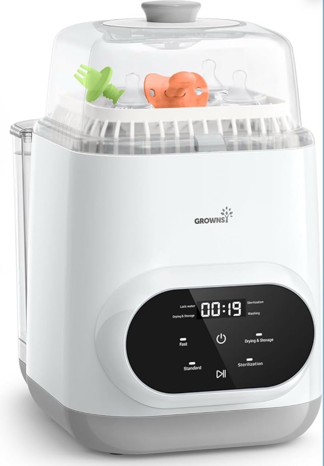 Grownsy EaseClean Pro All-in-One Bottle Washer Sterilizer & Dryer ZMW-5THB01-3