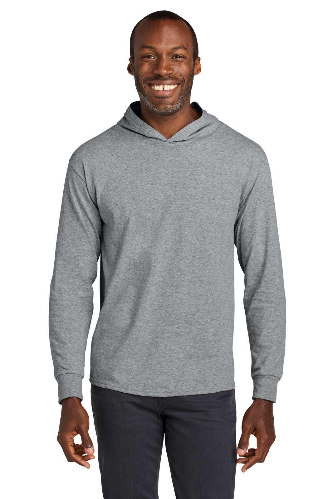 Jerzees Classics Unisex Cotton Long Sleeve Hooded T-Shirt 363LH Jerzees Classics Unisex Cotton Long Sleeve Hooded T-Shirt 363LH