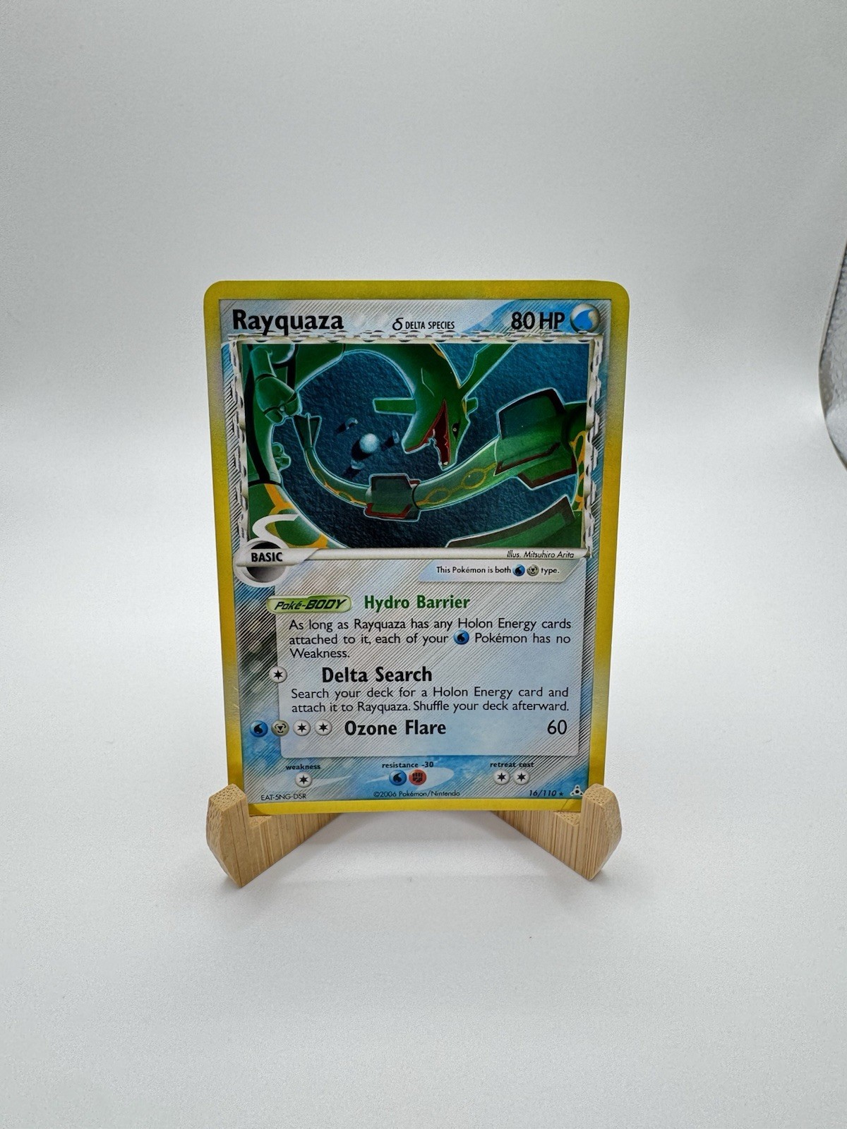 Rayquaza Delta Species 16/110 Holo Rare EX Holon Phantoms 2006 Pokemon TCG
