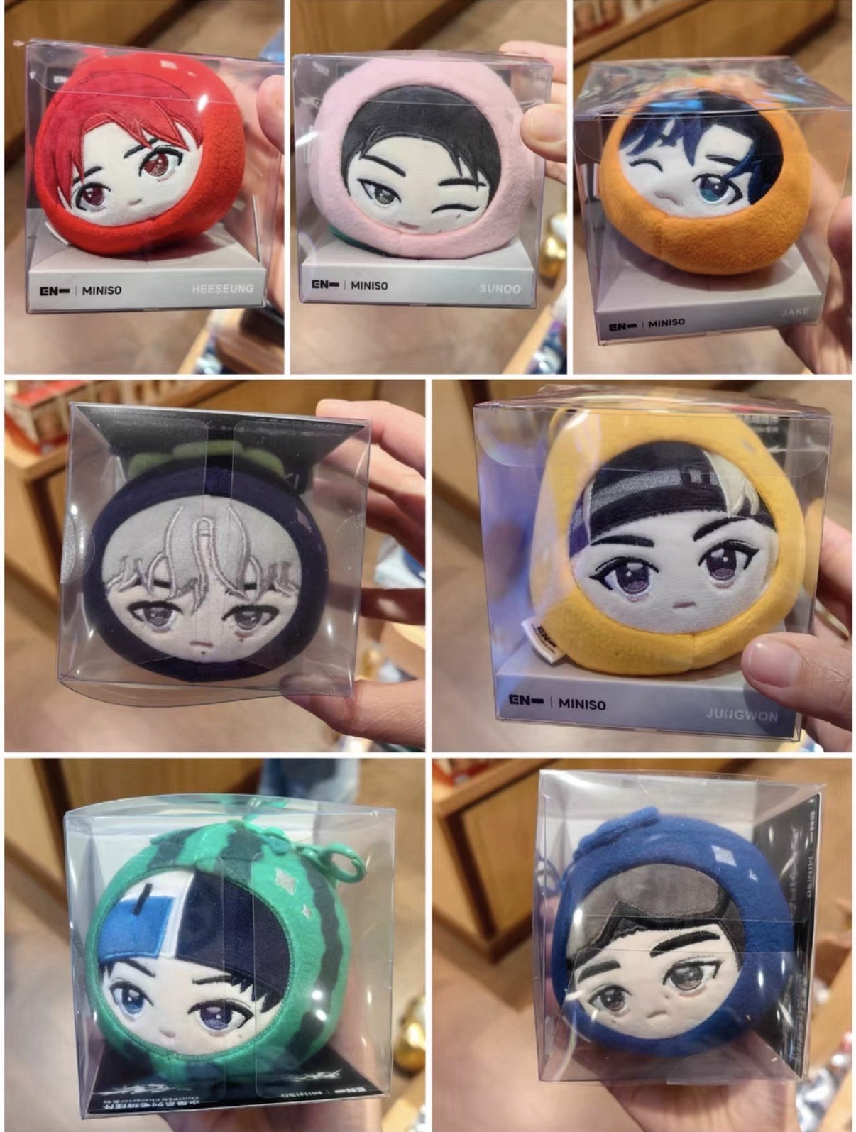 【NEW CHINA LIMITED & ON Hand】Enhypen & Miniso POP-UP STORE Official FRUIT DOLL