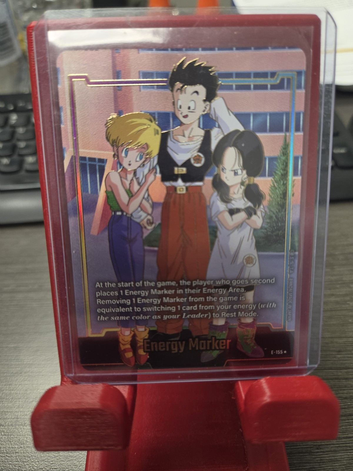 ST01 GOLD ENERGY MARKER ALT E-155*  GOHAN STORY BOOSTER 01