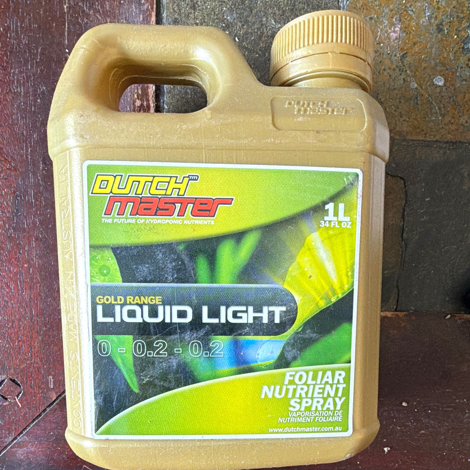 ORIGINAL RARE Dutch Master Gold Range Liquid Foliar Nutrient Spray Fertilizer 1L ORIGINAL RARE Dutch Master Gold Range Liquid Foliar Nutrient Spray Fertilizer 1L