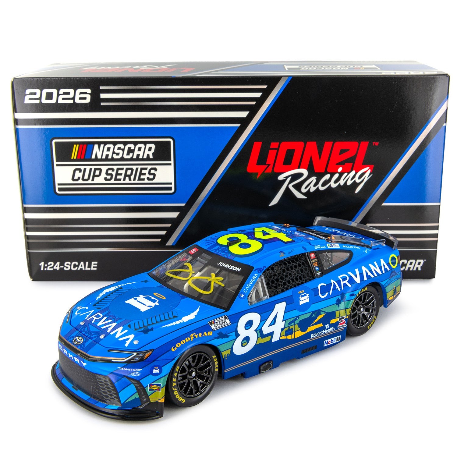Jimmie Johnson Autographed Race the Base San Diego 1:24 Standard 2026 Diecast