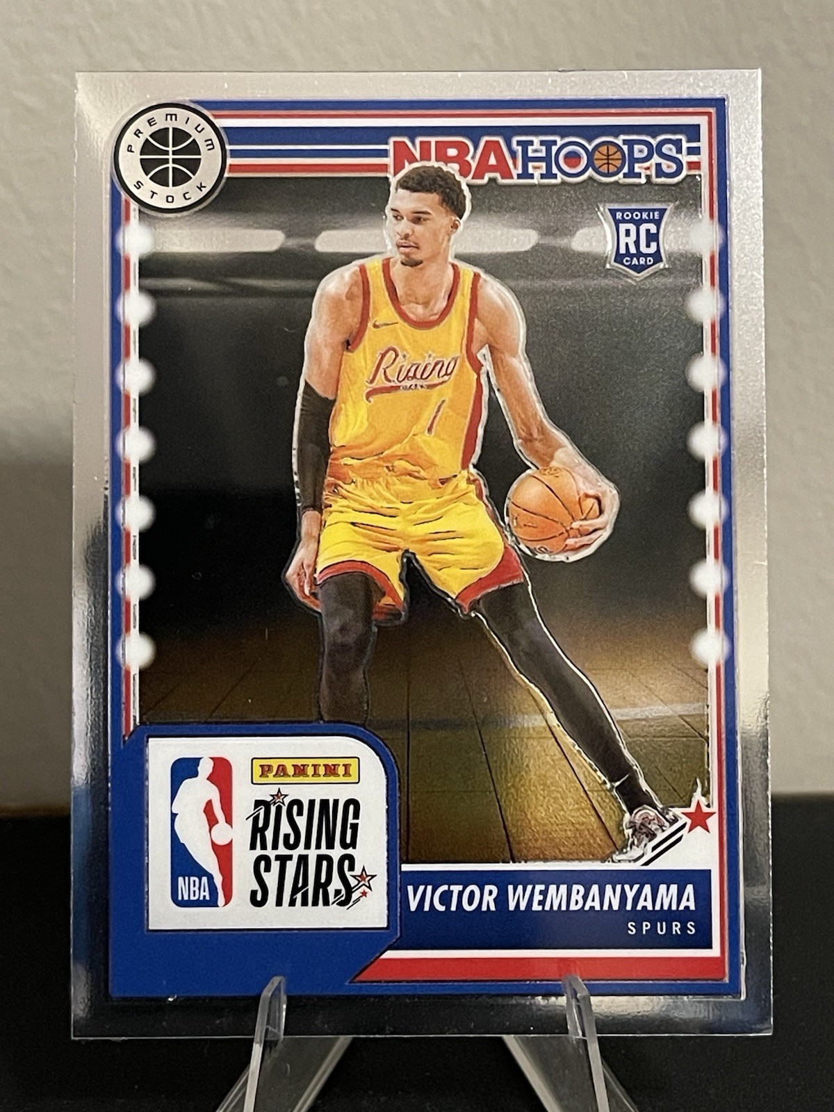 2023-24 Panini Nba Hoops Premium Stock Rising Stars Victor Wembanyama #282 (RC)
