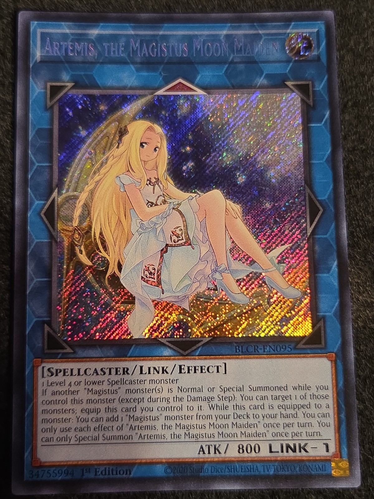 Artemis, the Magistus Moon Maiden Secret Rare BLCR-EN095 NM