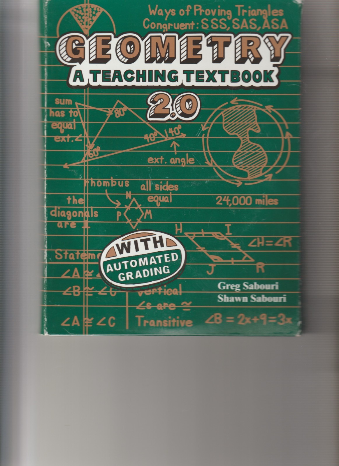 GEOMETRY- A TEACHING TEXTBOOK-2.0- 12 CD SET GEOMETRY- A TEACHING TEXTBOOK-2.0- 12 CD SET