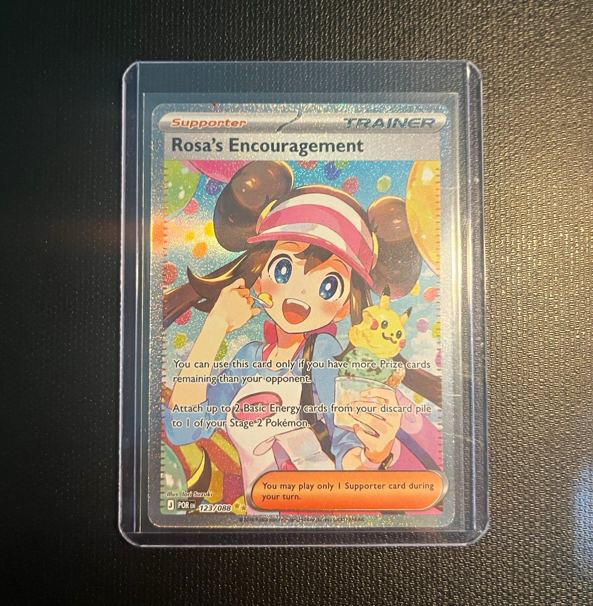 Rosa\'s Encouragement 123/088 Perfect Order Special Illustration Tare Pokemon TCG Rosa\'s Encouragement 123/088 Perfect Order Special Illustration Tare Pokemon TCG