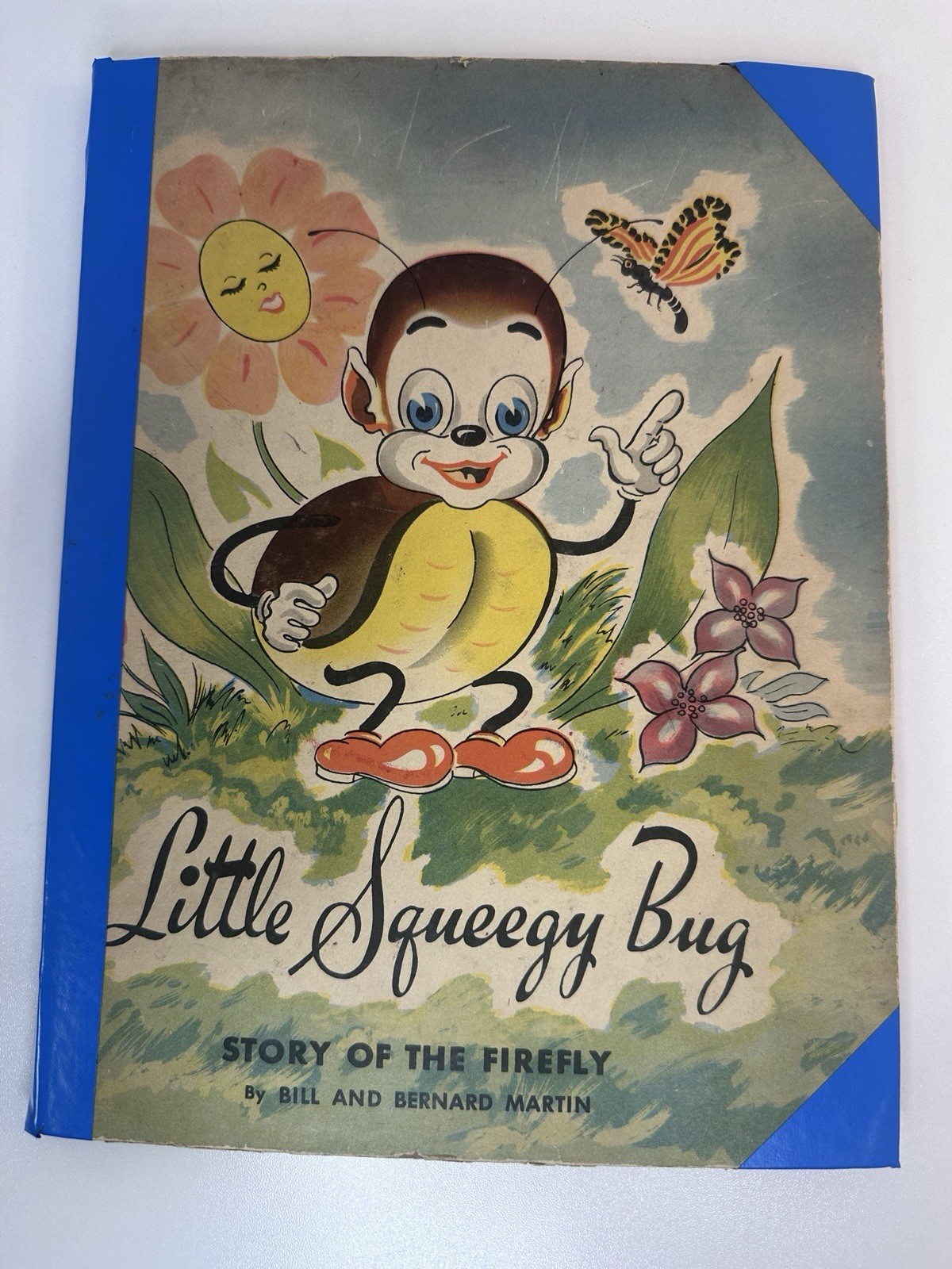 Signed - Little Squeegy Bug 1st Edition By Bill & Bernard Martin 1945 RARE Signed - Little Squeegy Bug 1st Edition By Bill & Bernard Martin 1945 RARE