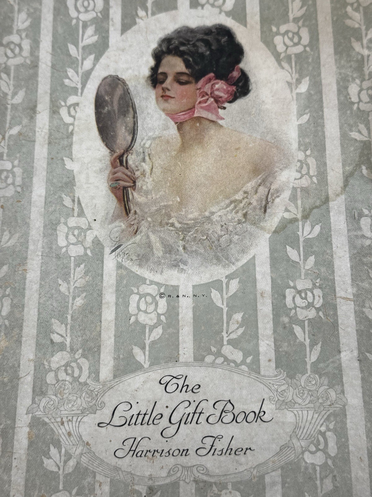 1913 The Little Gift Book by Harrison Fisher, Signed by Author, HC 1913 The Little Gift Book by Harrison Fisher, Signed by Author, HC