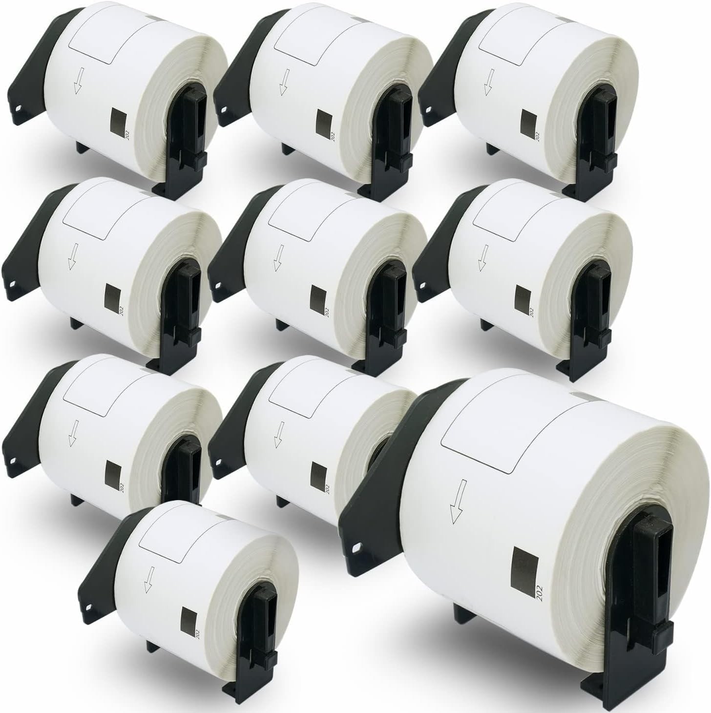BETCKEY Replace for Brother DK-1202 (2.4 x 3.9 in) Shipping Labels[10 Roll]