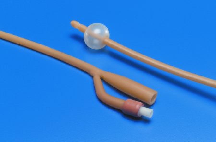 Cardinal Kenguard Dover Latex Foley Catheter, 17\