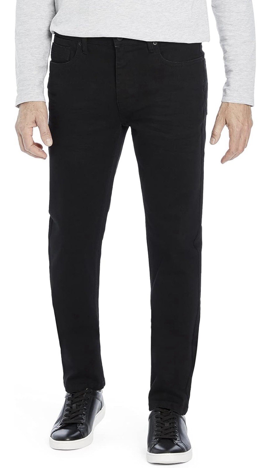 Kenneth Cole REACTION Slim Fit Jeans for Men, 2-Way Stretch Jeans Slim Fit Watts