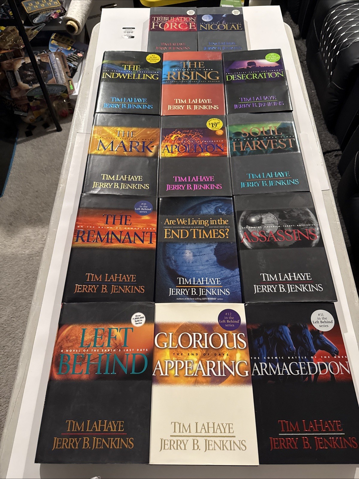 Lot of Left Behind Complete Series 12 Hardcovers + 2 Paperbacks LaHaye Jenkins Lot of Left Behind Complete Series 12 Hardcovers + 2 Paperbacks LaHaye Jenkins