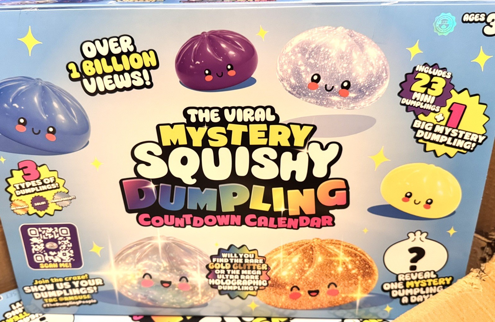 Crazy Fun RMS Mystery Squishy Dumpling 24piece Countdown Advent Calendar-Sealed Crazy Fun RMS Mystery Squishy Dumpling 24piece Countdown Advent Calendar-Sealed