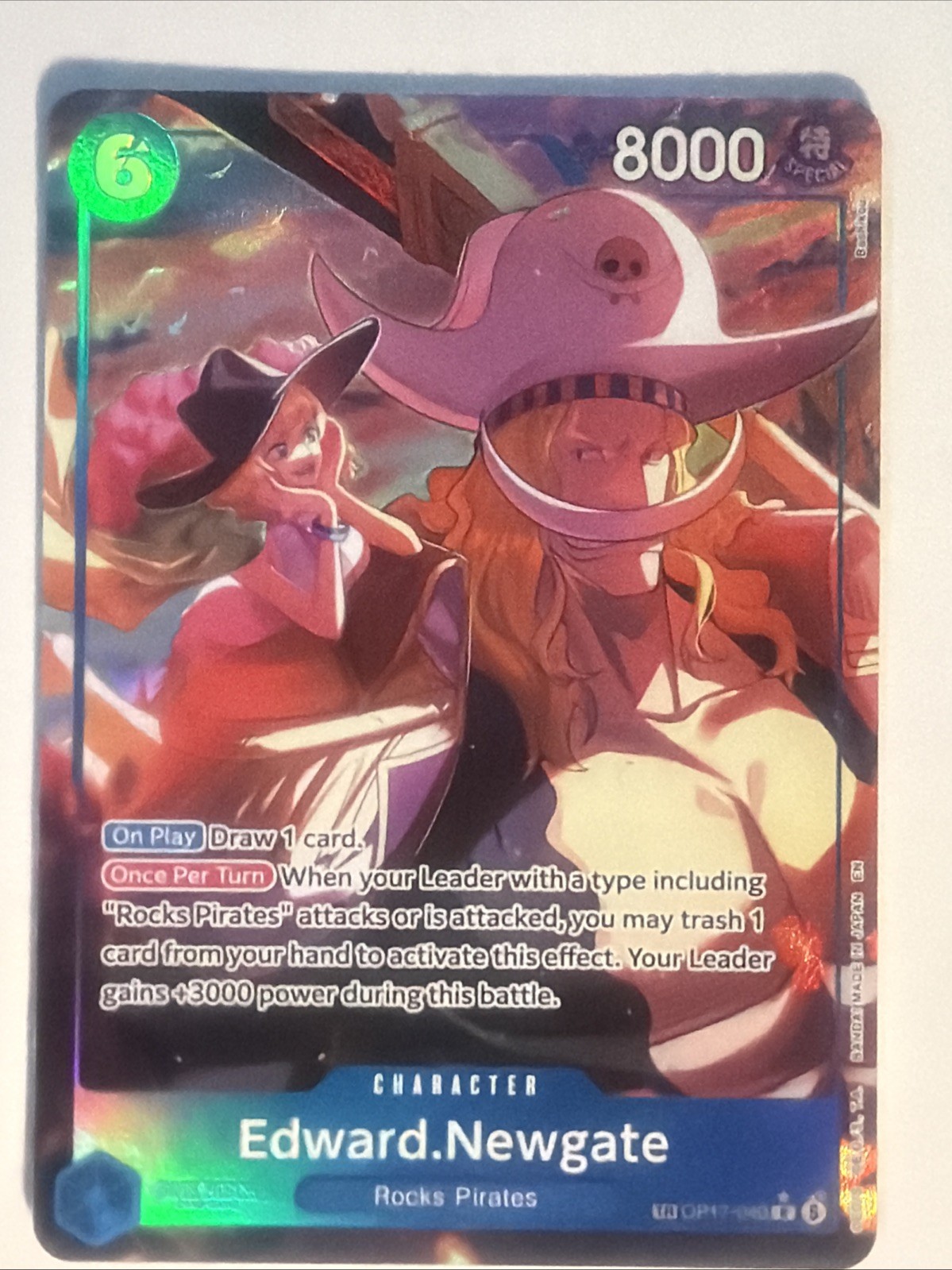 2026 One Piece Op17 Edward Newgate Op17-040 Treasure Rare Alt Art 2026 One Piece Op17 Edward Newgate Op17-040 Treasure Rare Alt Art