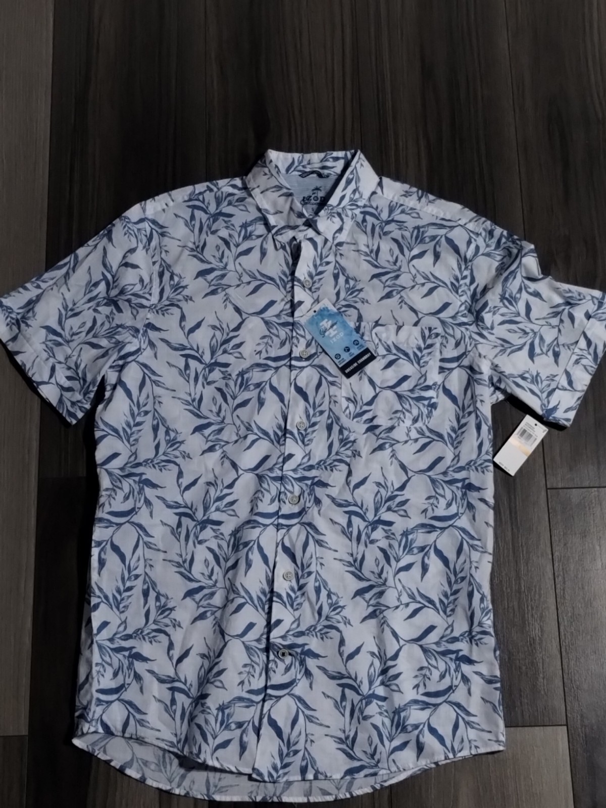 men s izod saltwater short sleeve shirt Size (Small)