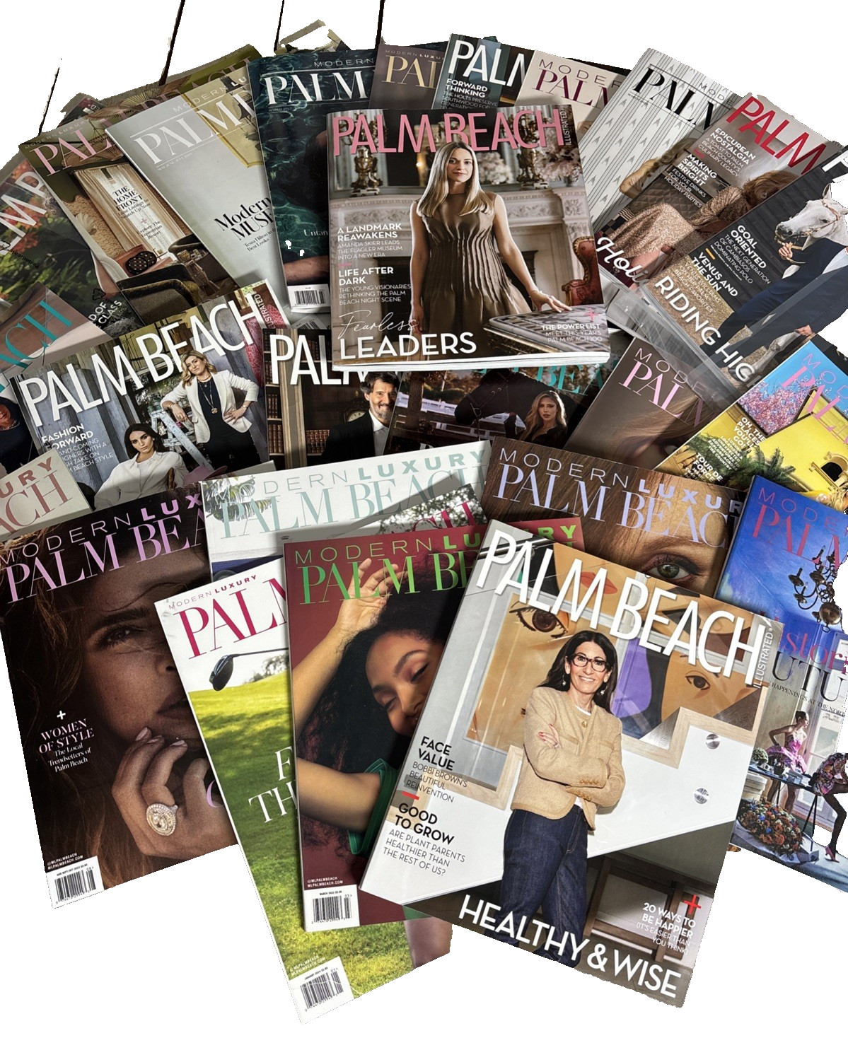Modern Luxury Palm Beach Magazine 25 Issues 2022-2026 Bulk Rare Issues Brandnew