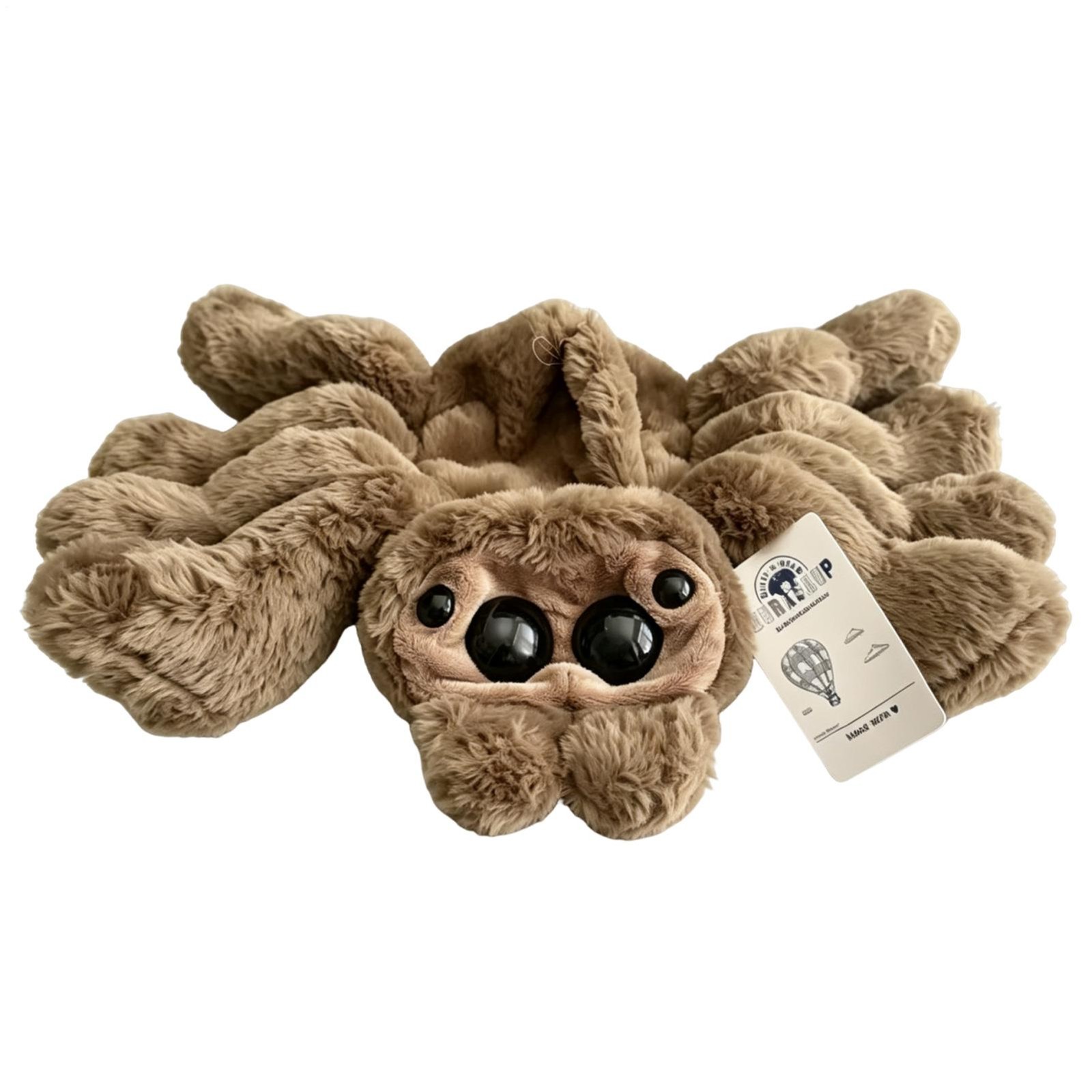 2026 Build A Bear Halloween Jumping Spider Brown Full Size Plush NWT