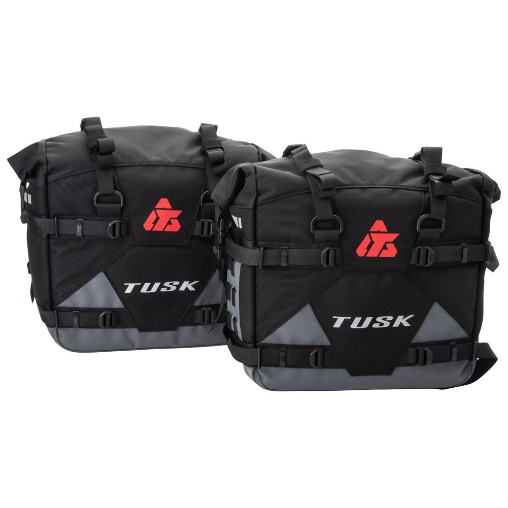 Tusk Pannier Racks with Tusk Pilot Pannier Bags Black/Greyfor BMW R1300GS Tusk Pannier Racks with Tusk Pilot Pannier Bags Black/Greyfor BMW R1300GS