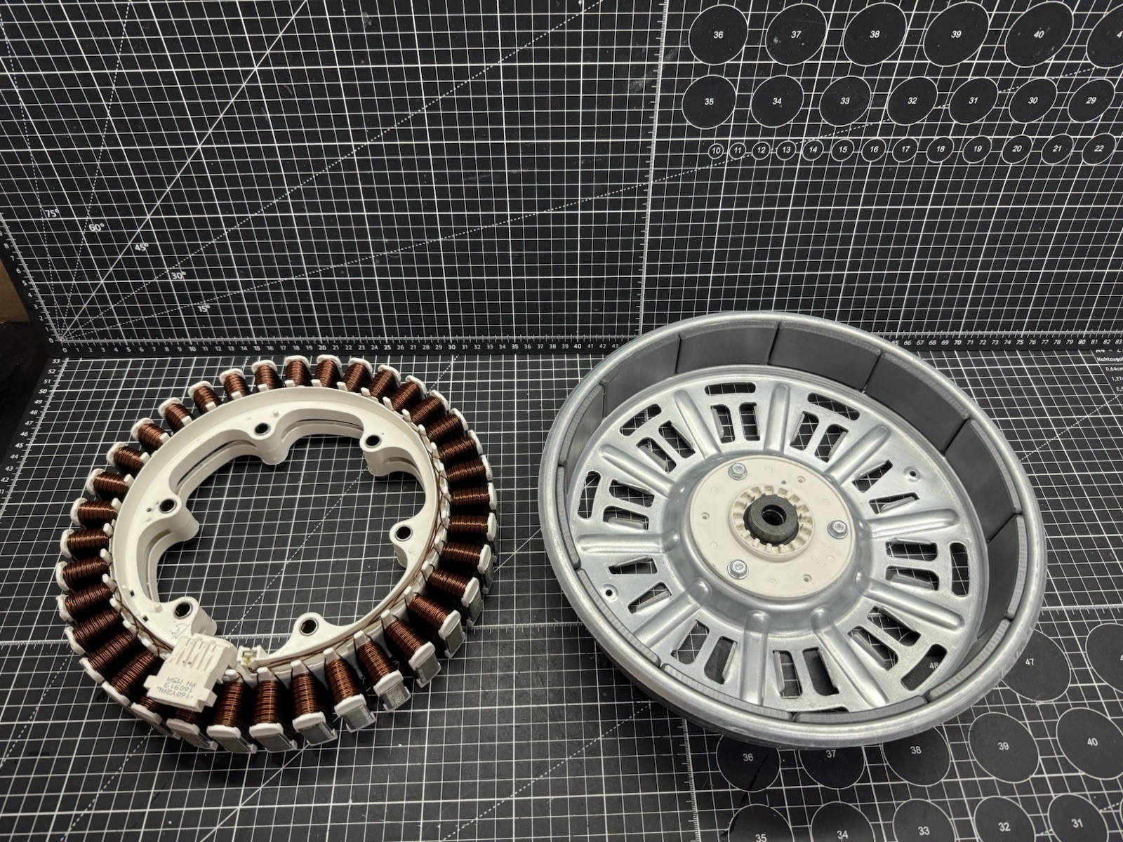 LG Kenmore Washer Motor Rotor & Stator P#AHL72914404 AJB73816004
