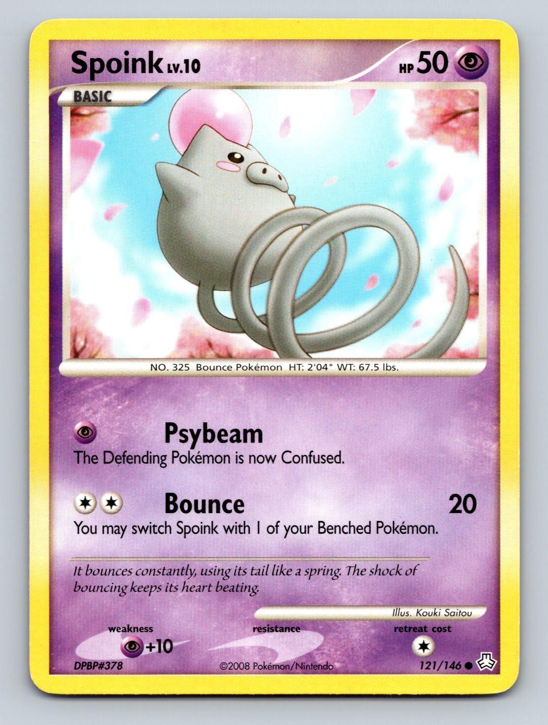 Spoink 121/146 Common Legends Awakened Pokemon Moderately Played Spoink 121/146 Common Legends Awakened Pokemon Moderately Played