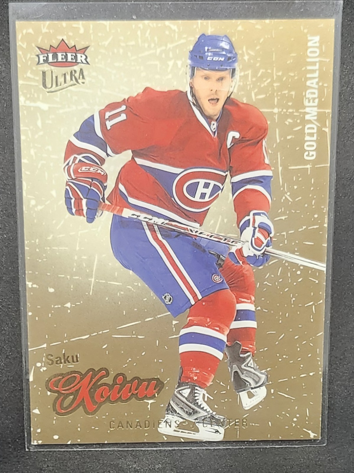 2008-2009 NHL Fleer Ultra Gold Medallion Saku Koivu #32 2008-2009 NHL Fleer Ultra Gold Medallion Saku Koivu #32