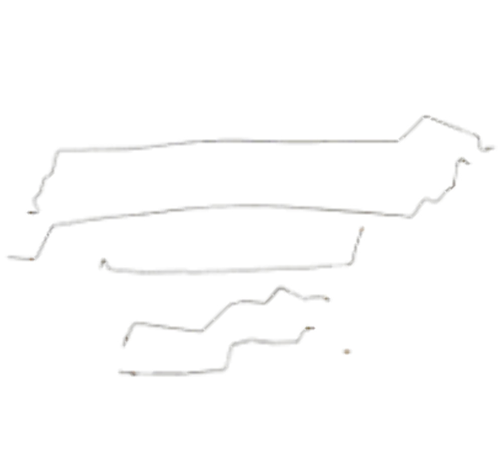 Complete Brake Line Kit Fits Hyundai Sante Fe 2001-2006 Non-ABS models-CBK0162SS