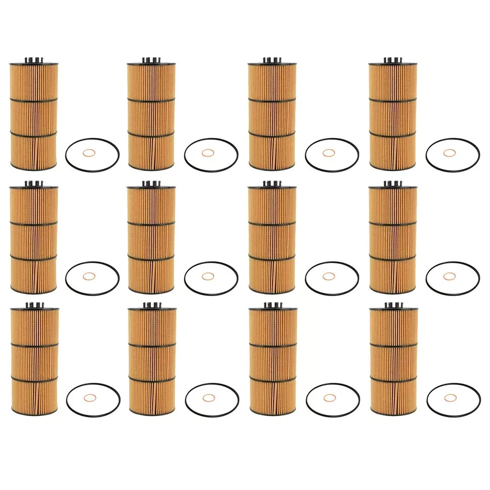 12PCS Oil Filters for Freightliner DD13 DD15 DD16 Replace P551005 LF17511