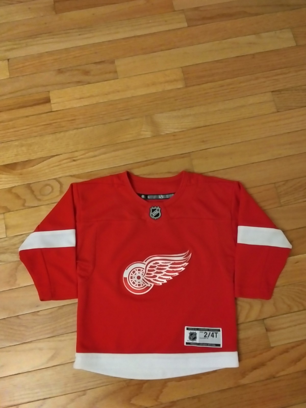 Detroit Red Wings NHL Toddler Jersey Size 2T/4T