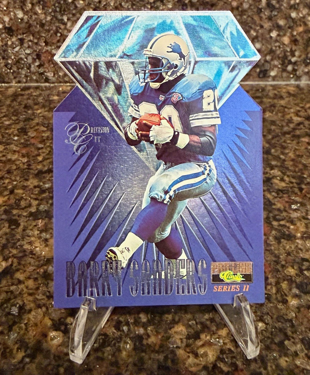 Classic 1995 Pro Line Series II Precision Cut Barry Sanders P8  563/1250 Lions
