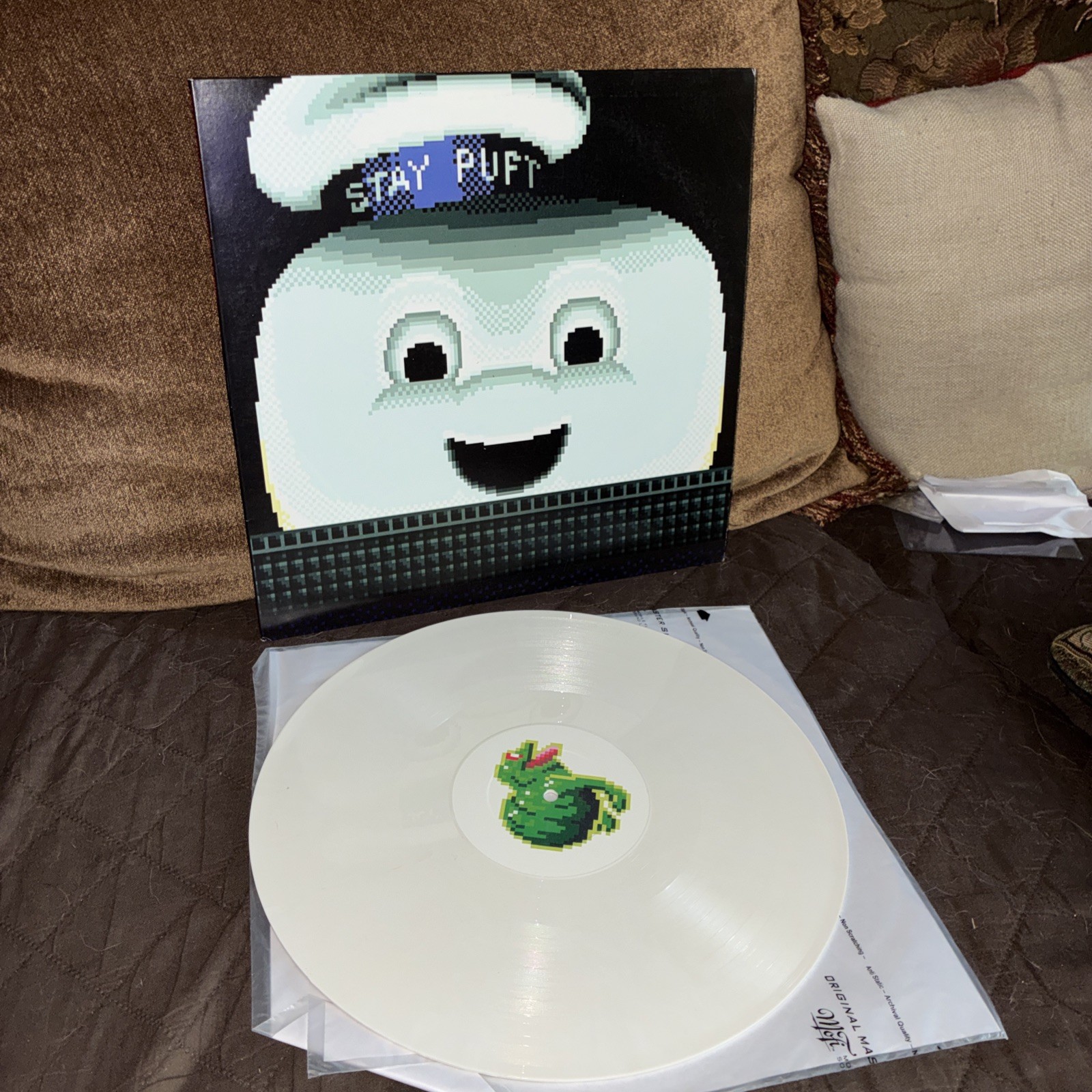 Rare Kazuhiko Nagai Ghostbusters STAY PUFT Sega Genesis VGM Soundtrack  Ex Vinyl
