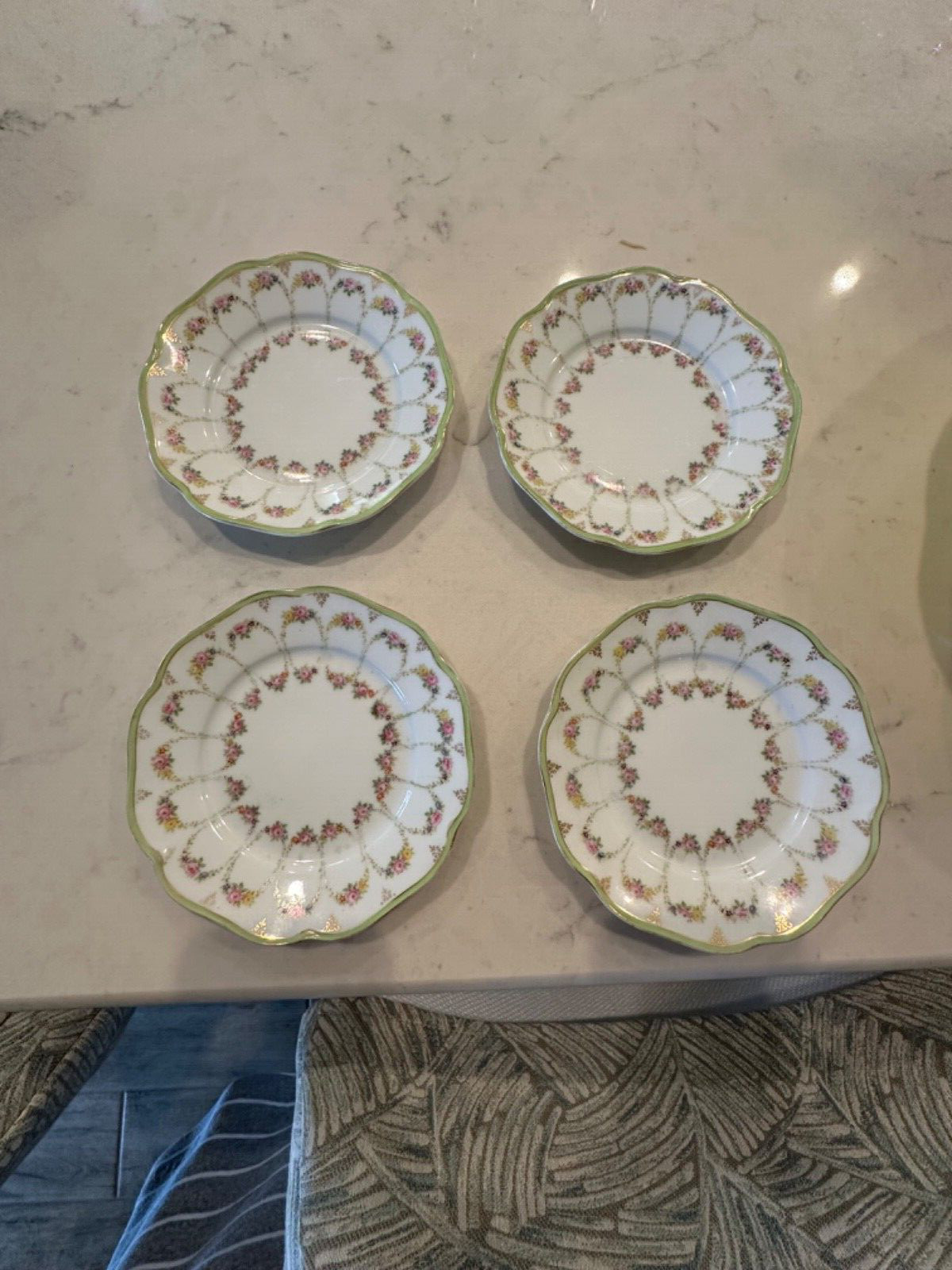 R C Madeleine Sevres Style Bread plate