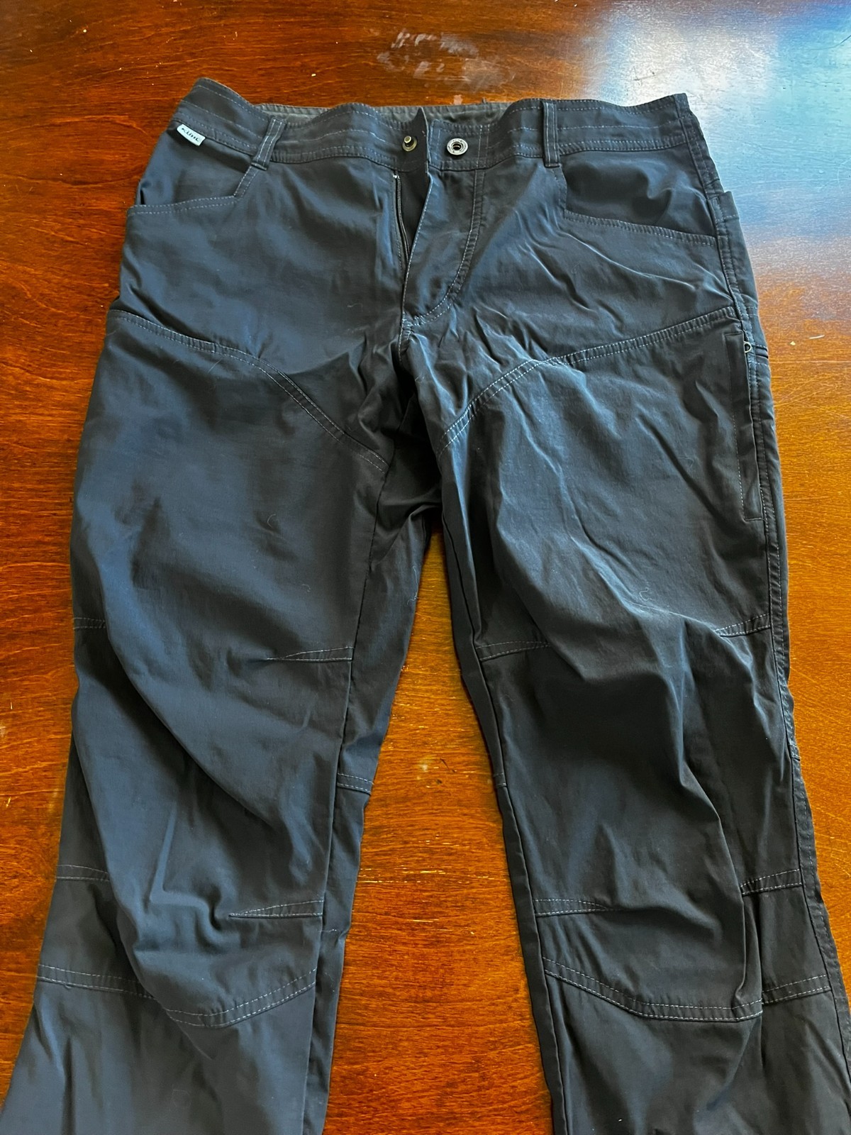 KÜHL Renegade Rock Pants Men\'s 34x32 Black Hiking Stretch Style 5603