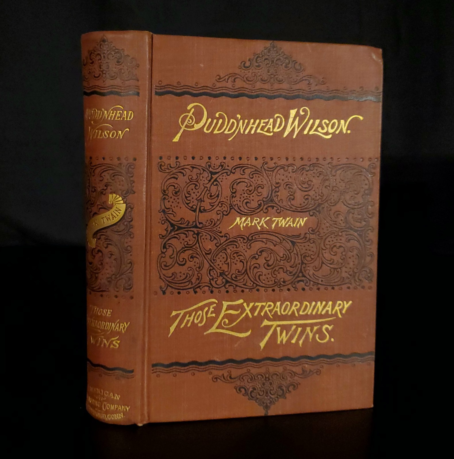 MARK TWAIN, PUDD’NHEAD WILSON and THOSE EXTRAORDINARY TWINS ~ 1899 *NEAR FINE*