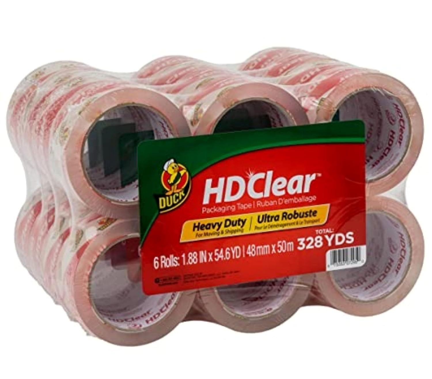 Duck HD Clear Packing Tape Refills - 24 Rolls of Heavy Duty Shipping and Moving Duck HD Clear Packing Tape Refills - 24 Rolls of Heavy Duty Shipping and Moving